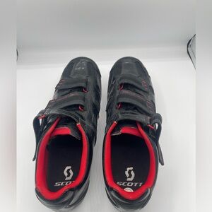 SCOTT Road Cycling Shoes - Men’s Black/Red - Size 11.5 SoulCycle